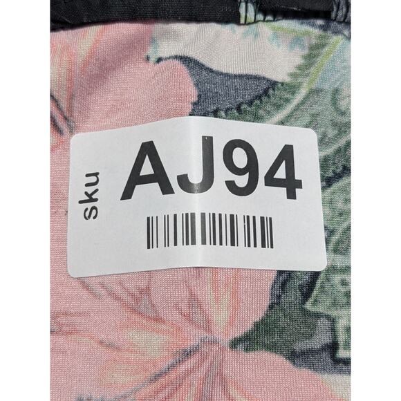 Attitudes by Renee Jersey Knit Top Women Petite 2XP Multicolor Floral V Neck - Picture 15 of 15